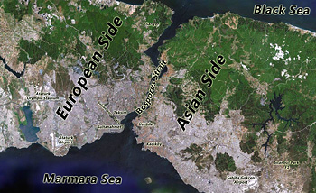 Istanbul Satellite Map